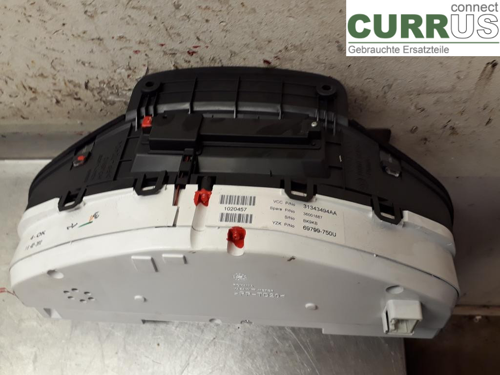 VOLVO V60  11-13 Instrument cluster / comb 36001887 B4164T2