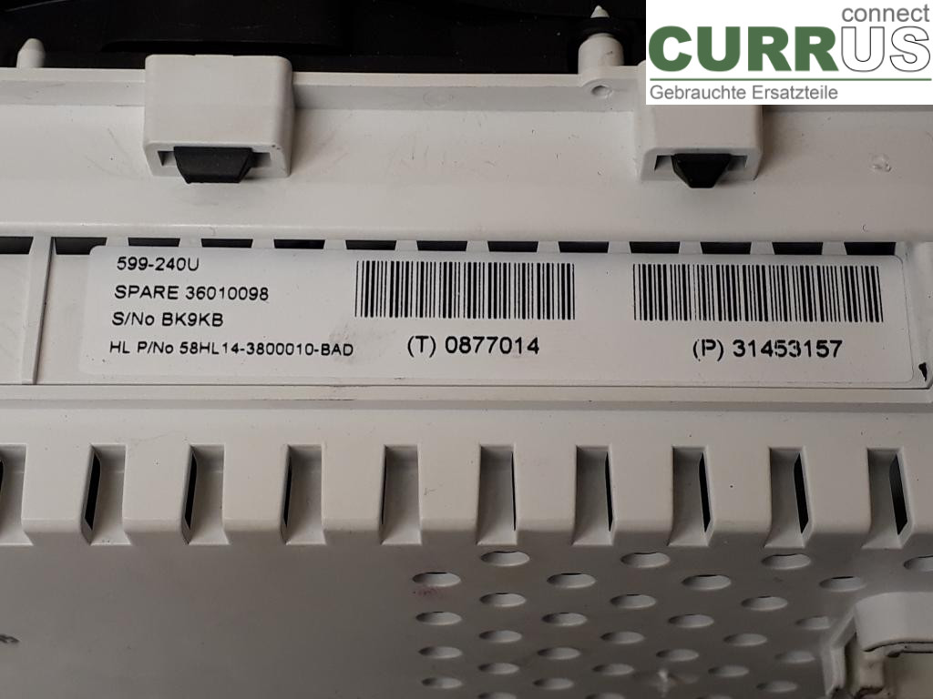 VOLVO V40  12-19 Instrument cluster / comb 36010098 D4204T8