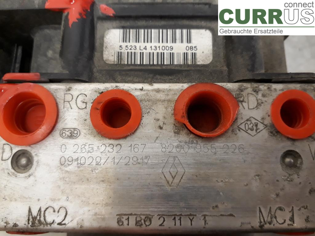 RENAULT KANGOO II  08-14 ABS Hydraulic unit 8201240013 K9K-802