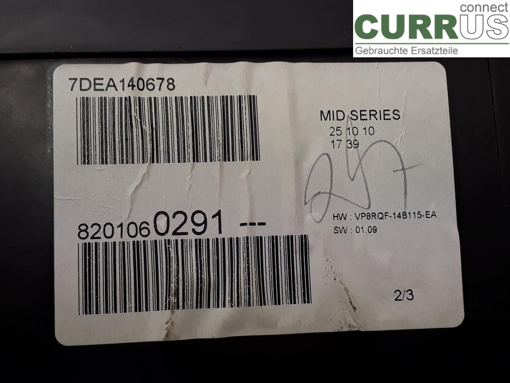 RENAULT CLIO III  09-12 Instrumentkam 8201060291 D4F-742