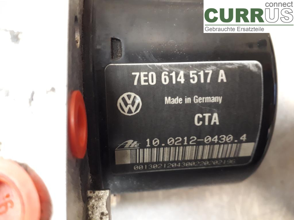 VW TRANSP/CARAVELLE 04-15 ABS Hydraulic unit 7E0614517H CAAC