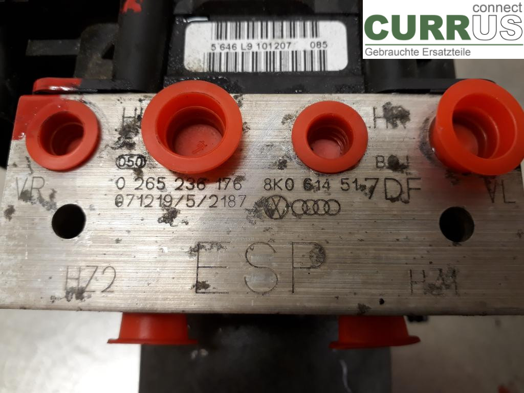 AUDI A4/S4  08-11 Hydrauliczna jednostka ABS 8K0614517DG CAGA