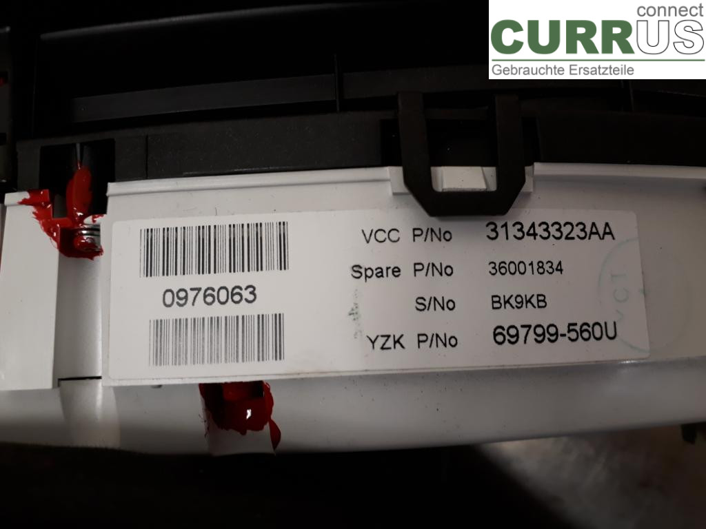 VOLVO V70      08-13 Instrumentenkombination 36001834 D4162T