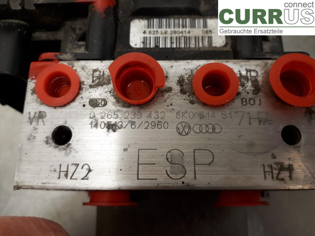 AUDI A4  12-15 ABS Hydraulic unit 8K0614517HC CGLC