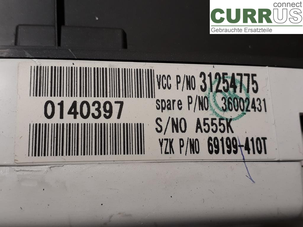 VOLVO V50      08-12 Instrumentenkombination 36002711 B4184S8