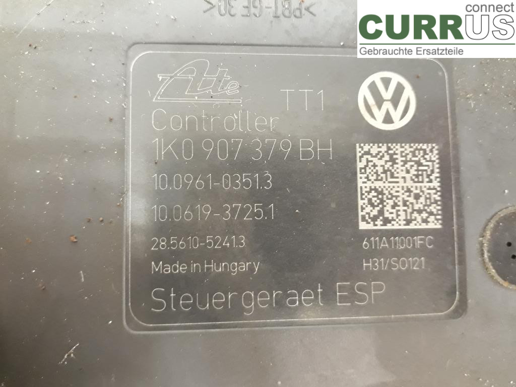 VW CADDY  11-15 ABS Hydraulic unit 1K0614517DD CBZB