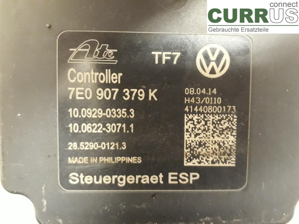 VW TRANSP/CARAVELLE 04-15 ABS Hydraulic unit 7E0614517J CAAC