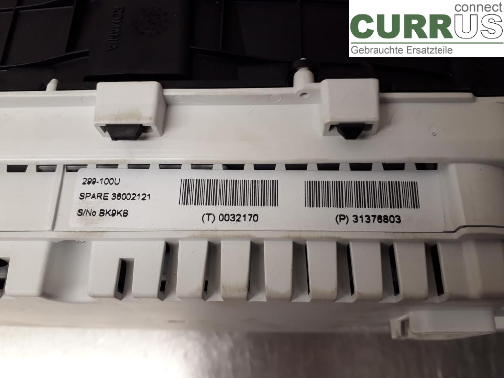 VOLVO V40  12-19 Instrumentenkombination 36011271 D4162T