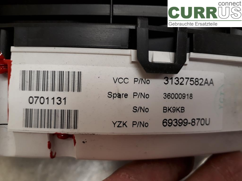 VOLVO V70      08-13 Instrument cluster / comb 36001836 D5204T2
