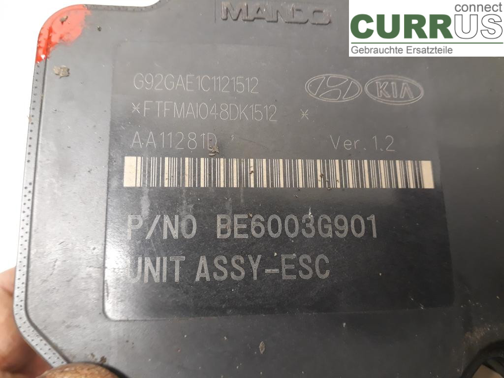 KIA RIO  12-16 Unité hydraulique ABS 589201W500 G4FA