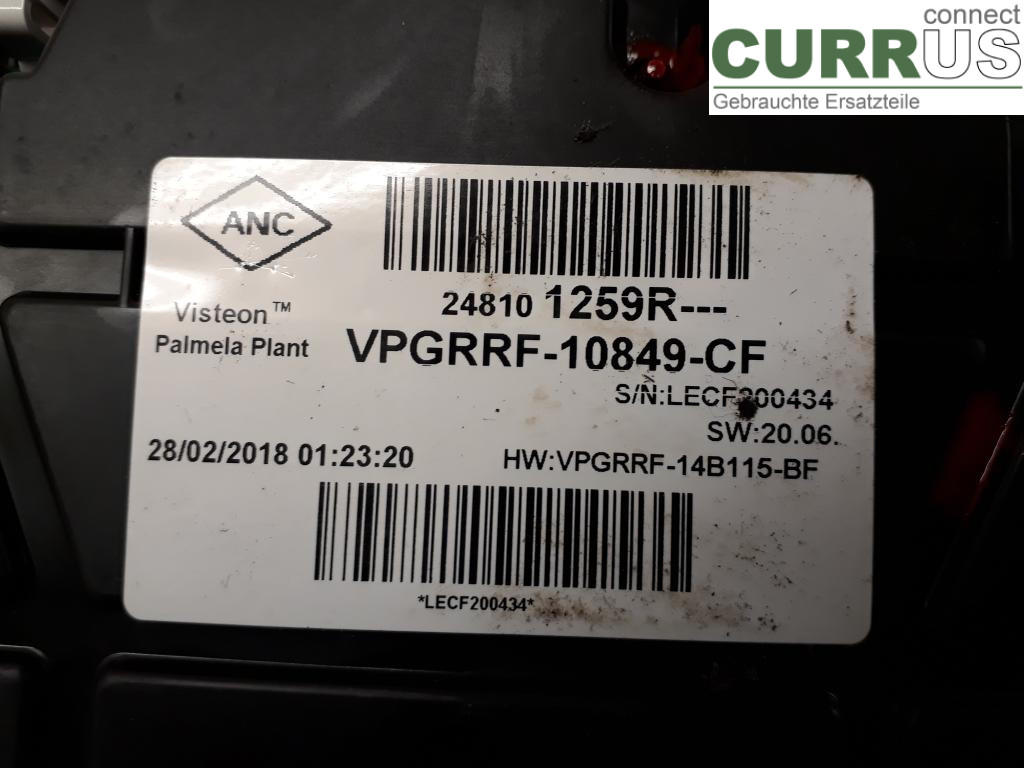 RENAULT CLIO IV   16-19 Instrument cluster / comb 248107748R H4B408