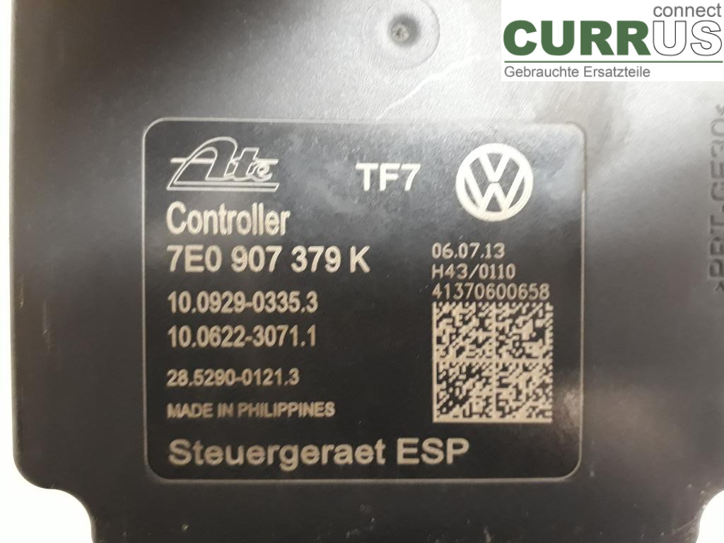 VW TRANSP/CARAVELLE 04-15 ABS hydraulisk enhed 7E0614517H CAAB
