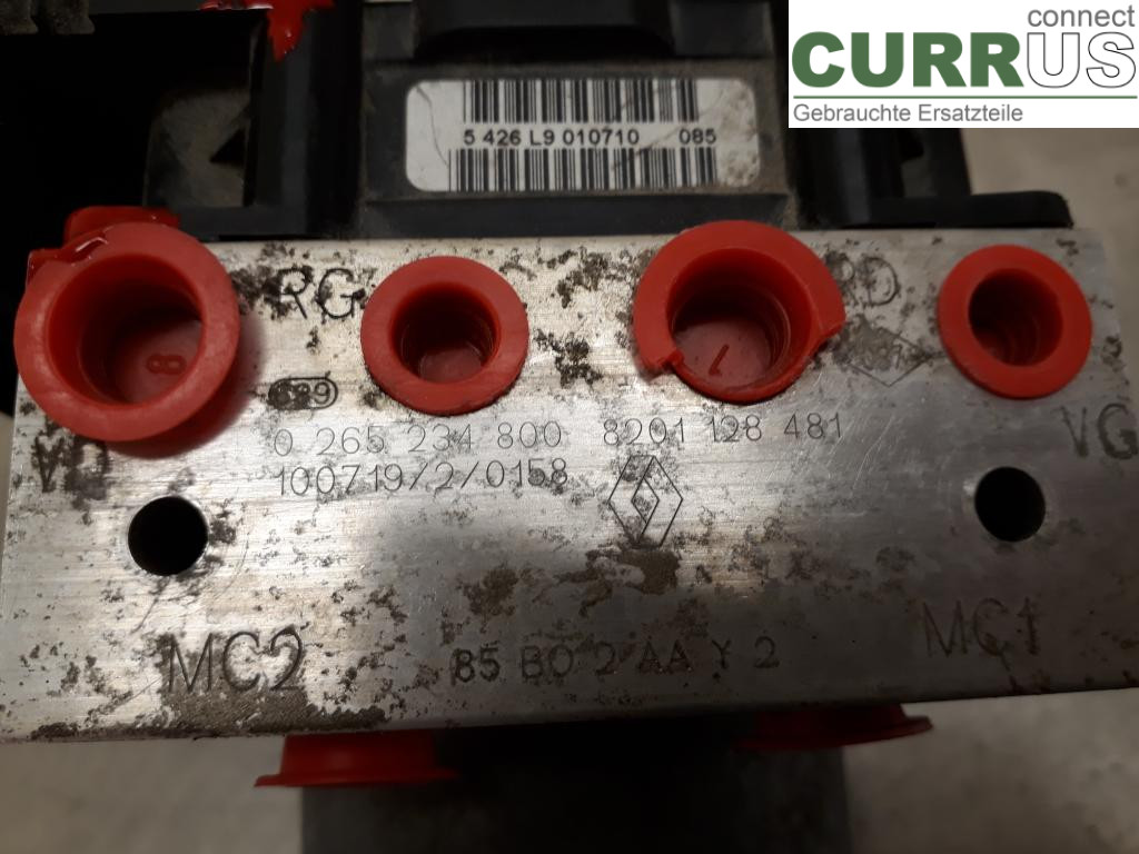 RENAULT CLIO III  09-12 ABS Hydraulic unit 8201128671 D4F-742