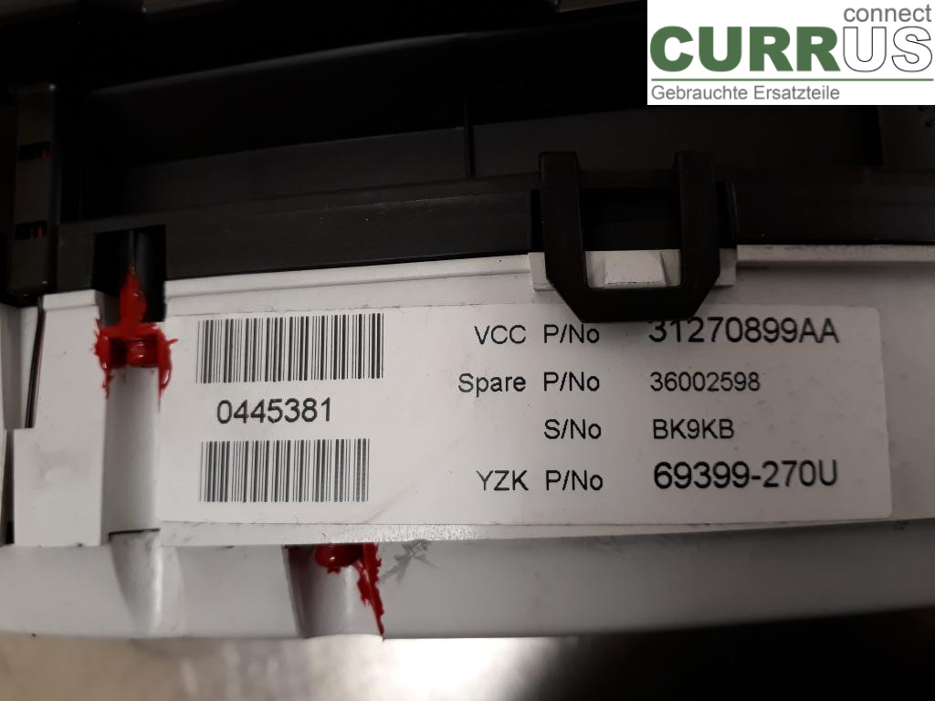 VOLVO V70      08-13 Instrumentkam 36002598 D4164T