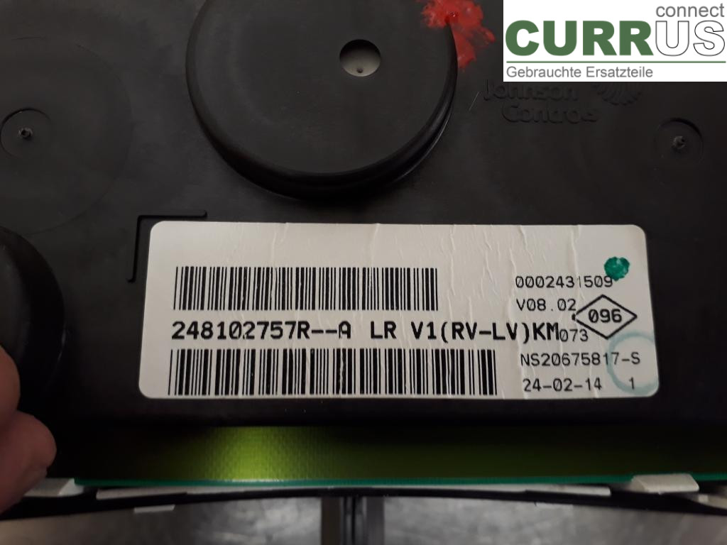 DACIA DOKKER Instrument cluster / comb 248091950R K7M-812