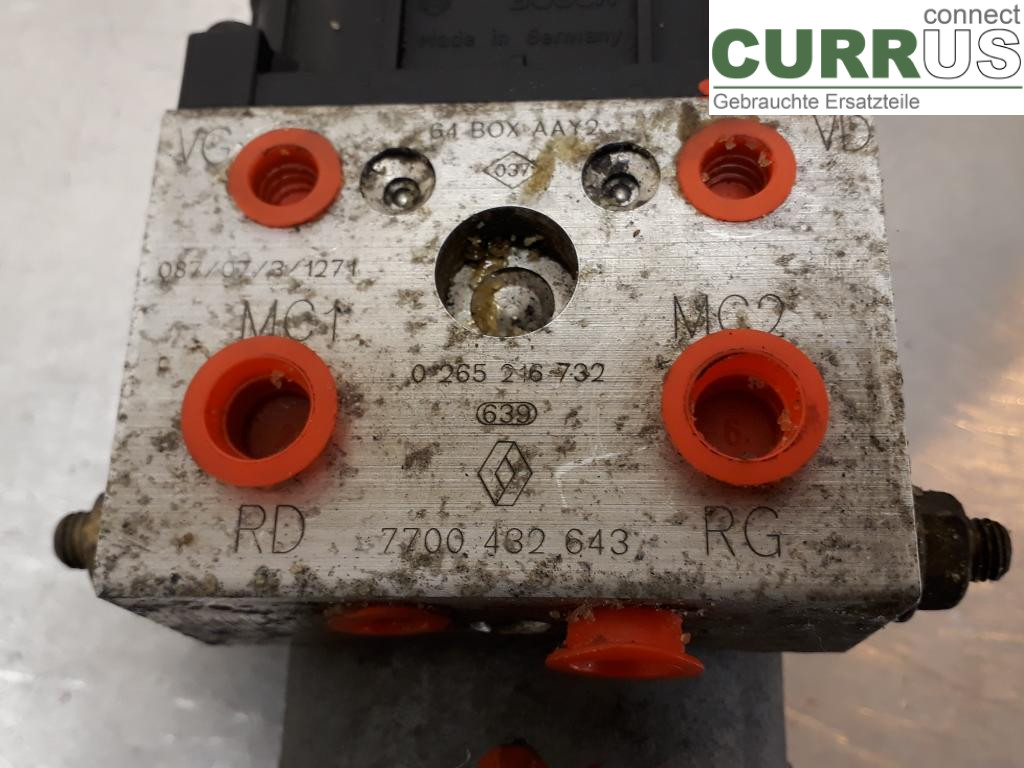 RENAULT SCÉNIC I  99-03 ABS hydraulisk enhet 7701045832 1,6 K4M-700
