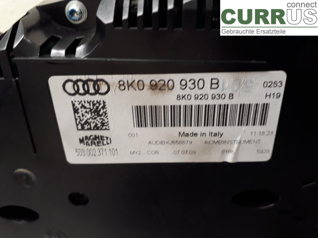 AUDI A4/S4  08-11 Instrument cluster / comb 8K0920930BX CDNC