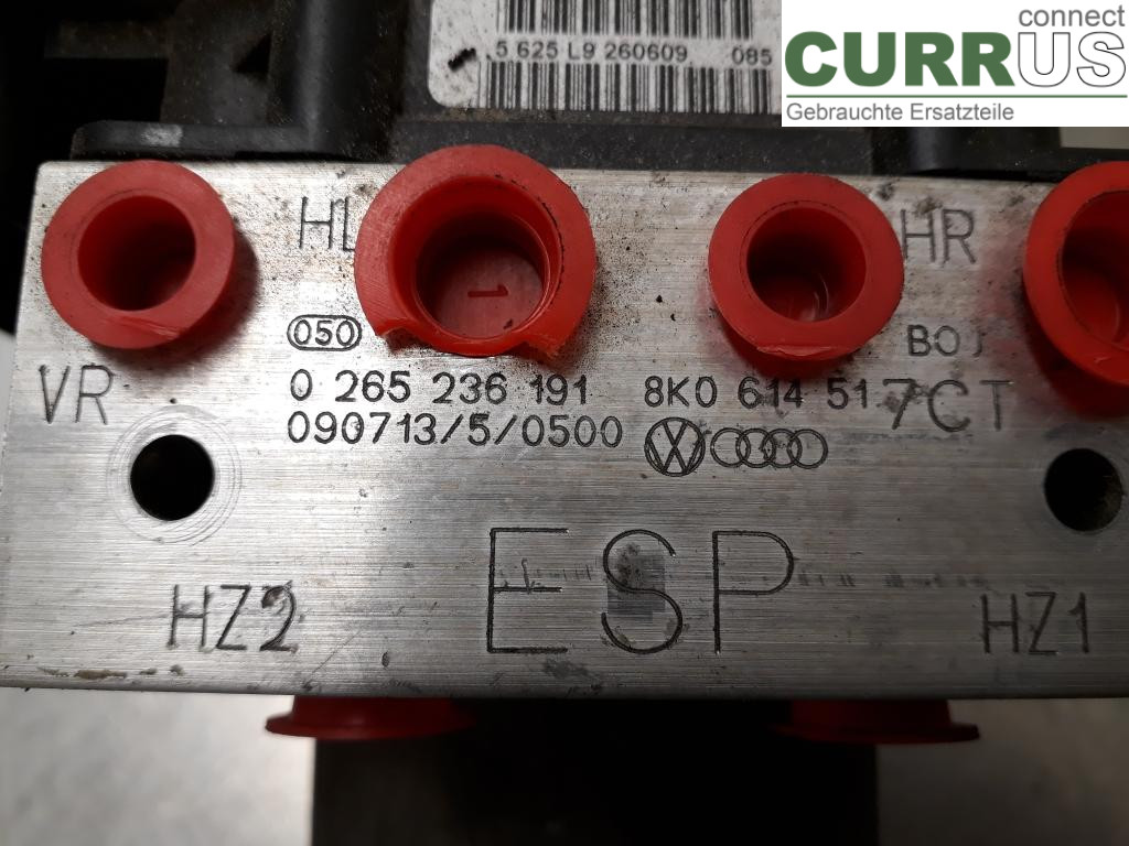 AUDI A4/S4  08-11 Hydrauliczna jednostka ABS 8K0614517FM CDNC