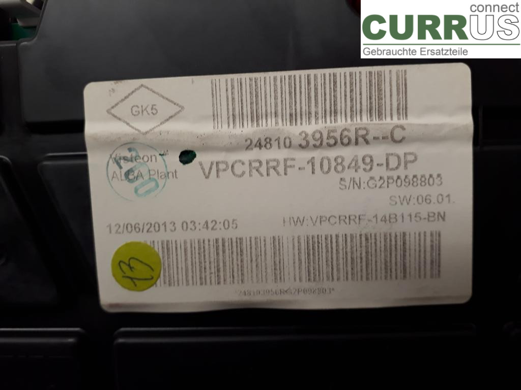 RENAULT CLIO IV   12-16 Instrument cluster / comb 248107748R H4B-400