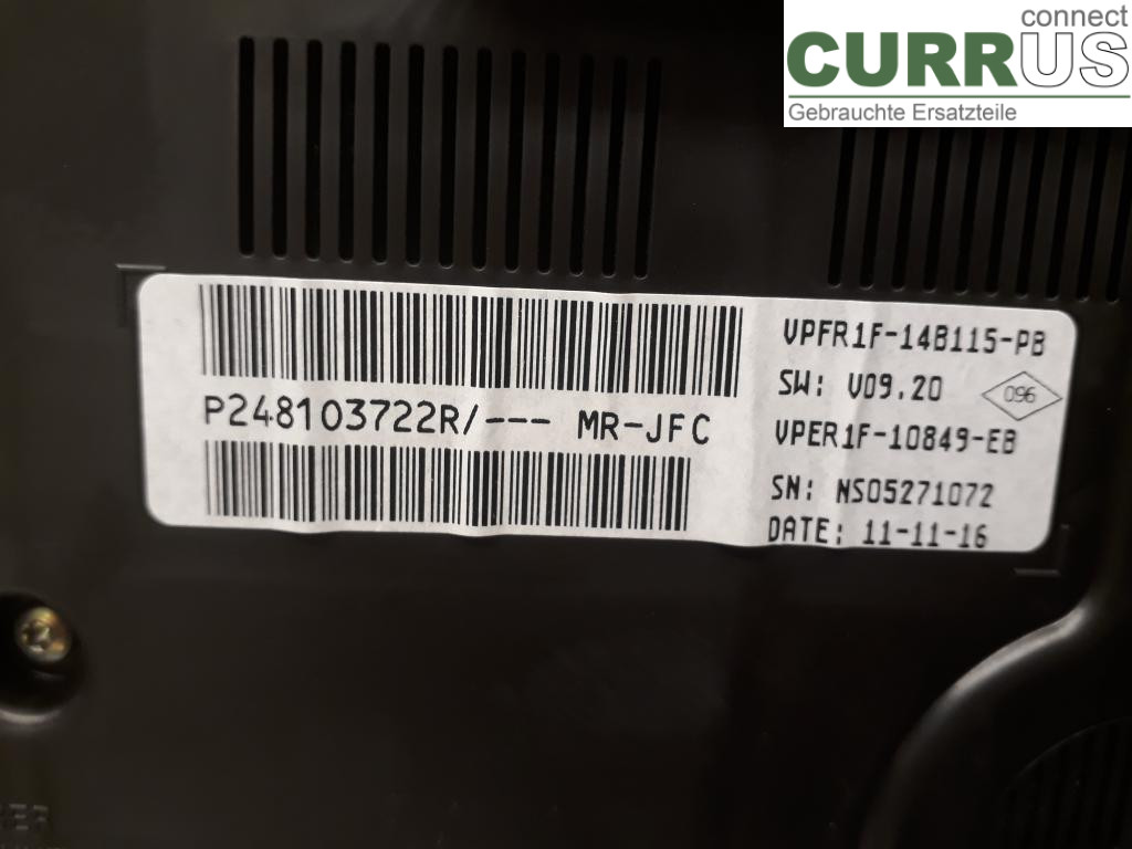 RENAULT ESPACE 15-20 Instrument cluster / comb 248104781R R9M-452