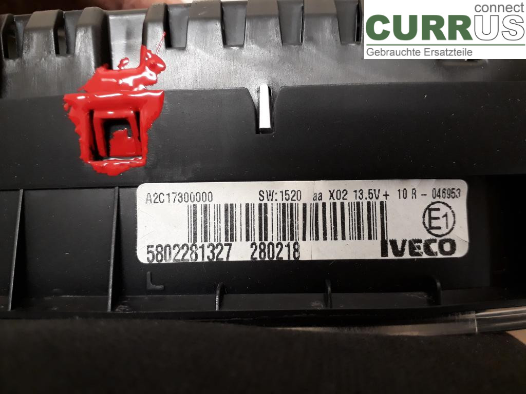 IVECO DAILY 14- Instrument cluster / comb 5802270311 F1AGL411C
