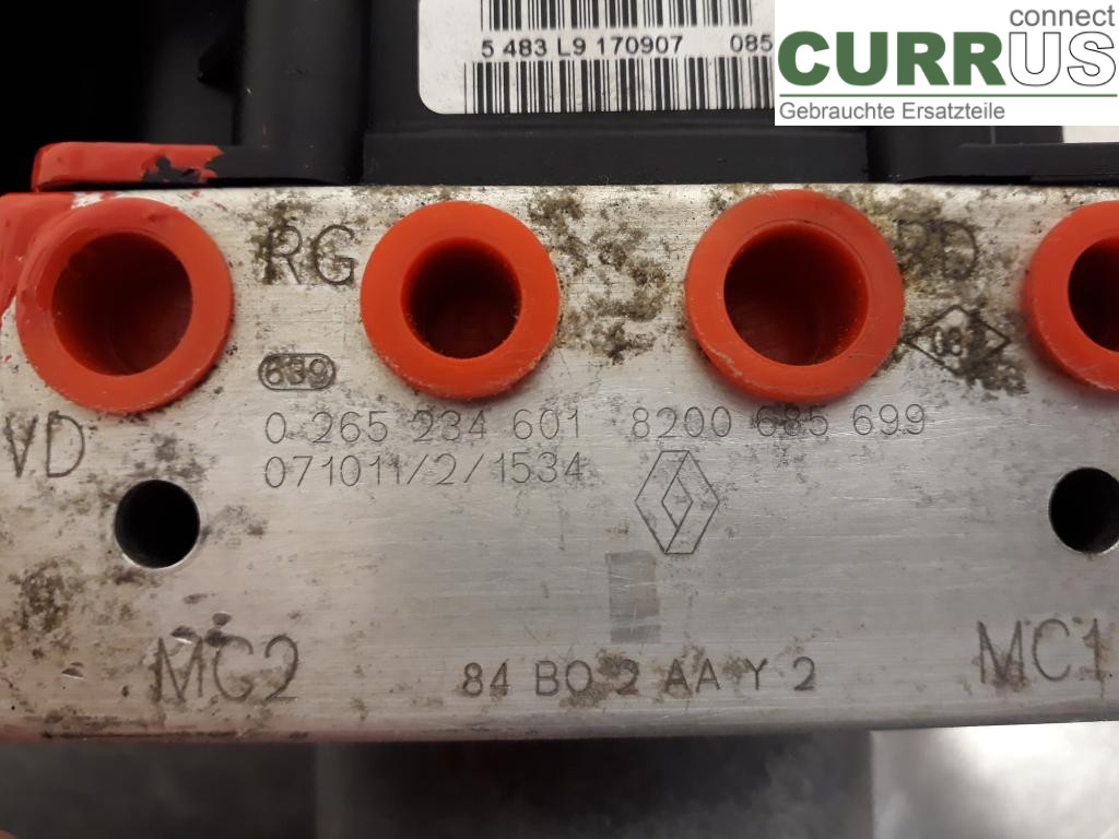 RENAULT MÉGANE II  06-08 ABS-Hydraulikeinheit 7701063867 K4M-856