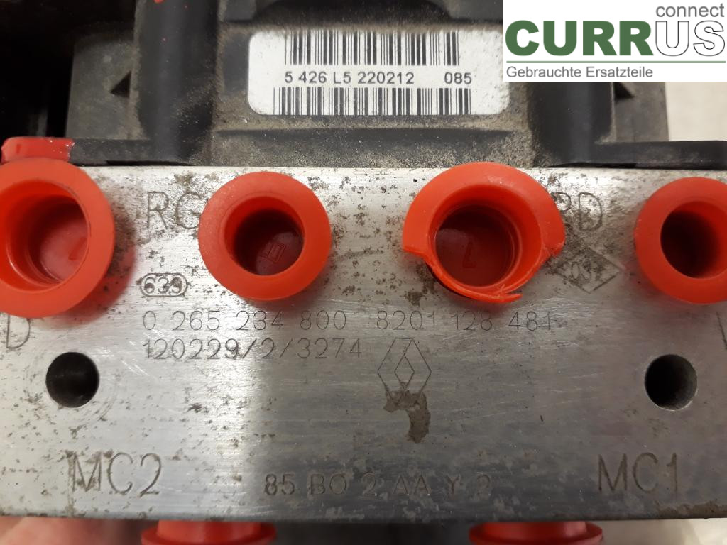 RENAULT CLIO III  09-12 ABS Hydraulic unit 8201128671 D4F-740