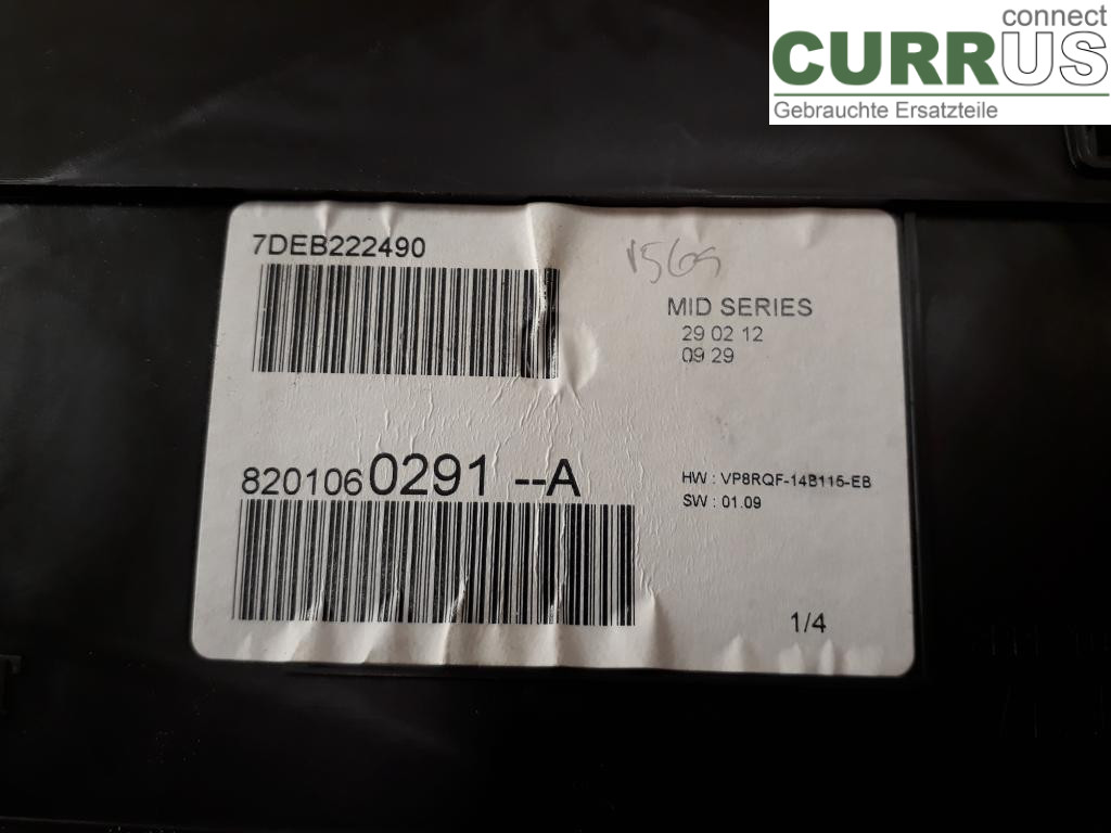 RENAULT CLIO III  09-12 Instrument cluster / comb 8201060305 D4F-740