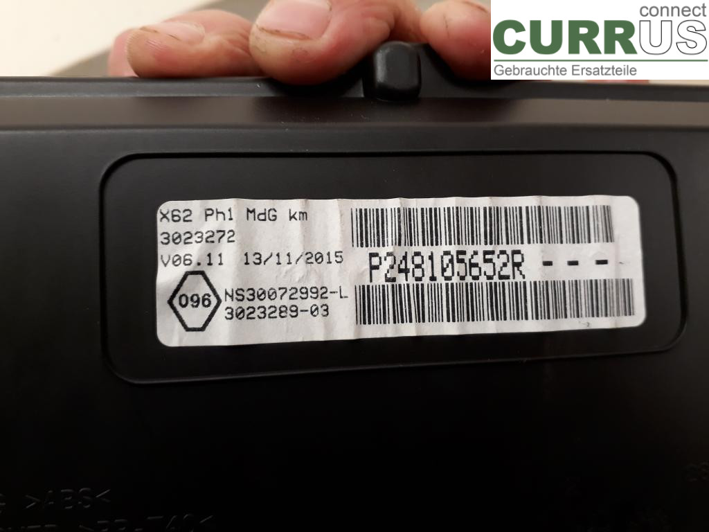 RENAULT MASTER III  15-20 Instrument cluster / comb 248103104R M9T-870