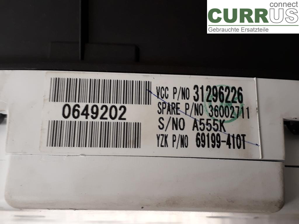 VOLVO V50      08-12 Instrument cluster / comb 36002711 B4204S3
