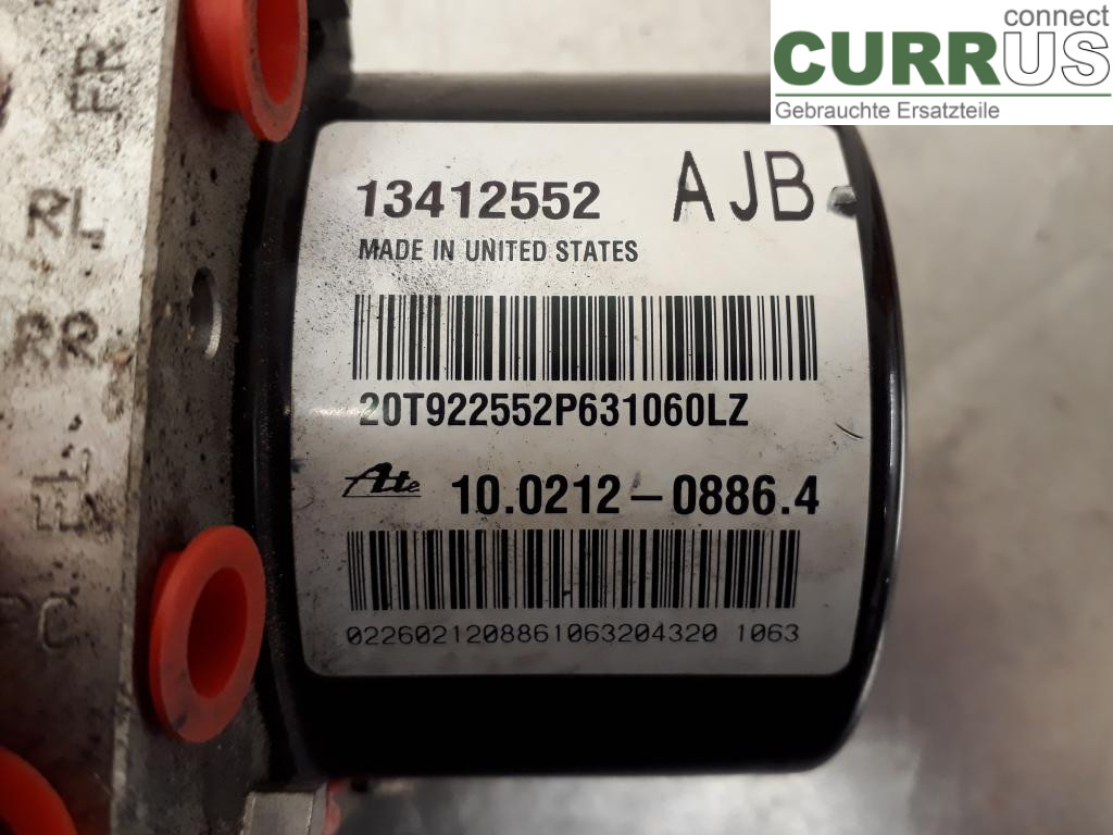 OPEL ASTRA  J    10-15 ABS-Hydraulikeinheit 39061712 A14NET