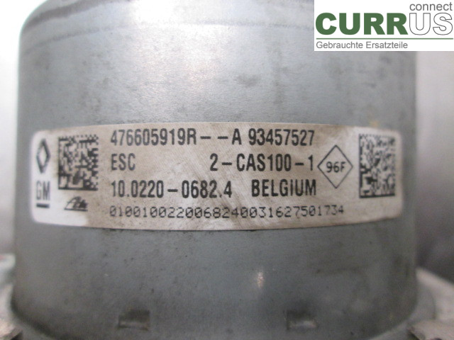 FIAT TALENTO  16- ABS hydraulisk enhed 6000620480 R9MD452