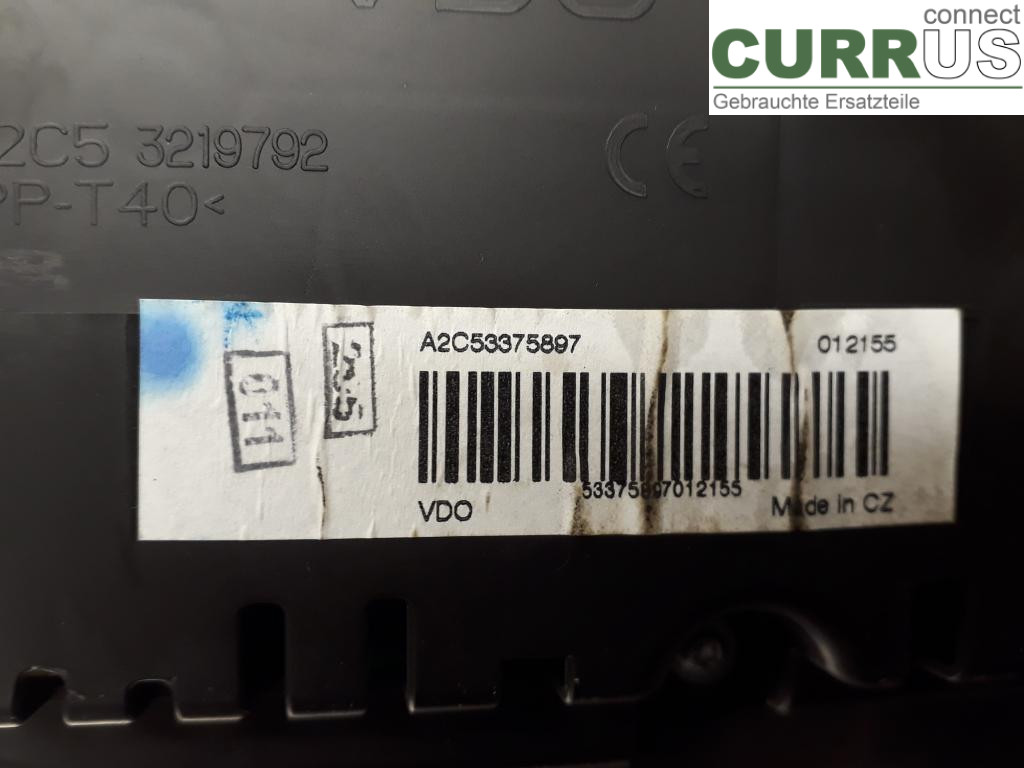 VW PASSAT      05-10 Instrument cluster / comb 3C0920872GX CBBB