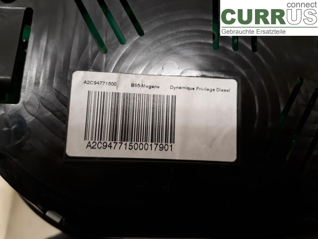 RENAULT MEGANE III 09-15 Instrument cluster / comb 248103468R K9K-636