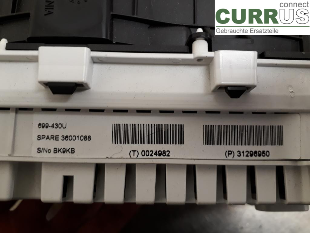VOLVO V40  12-19 Instrument cluster / comb 36051282 D5204T6