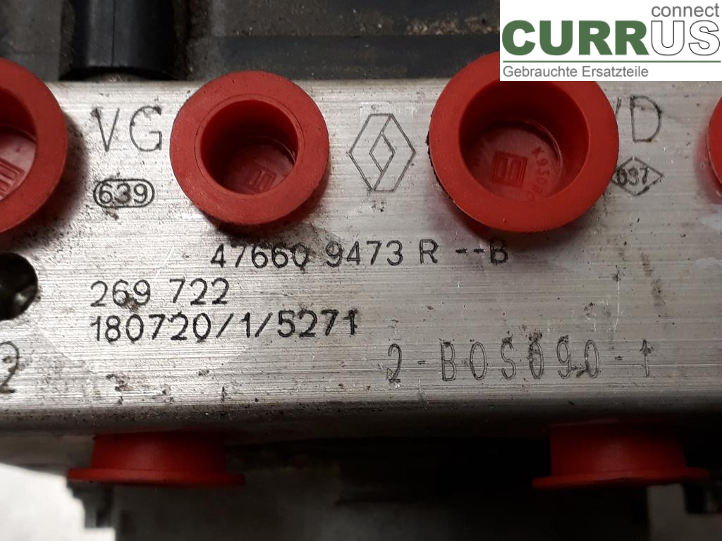 RENAULT ZOE 13-> ABS-Hydraulikeinheit 476601988R 5AQ-80