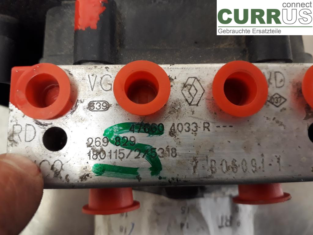 RENAULT KADJAR  15- Unité hydraulique ABS 476609543R H5F-408