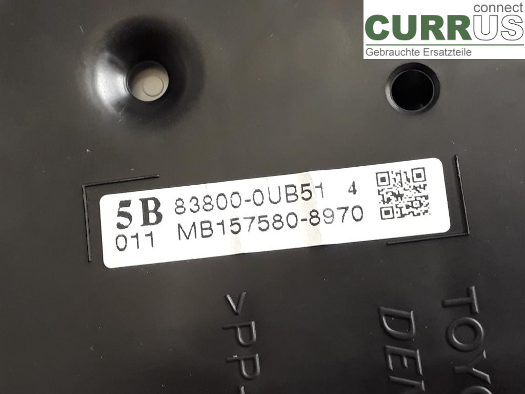 TOYOTA YARIS  15-20 Instrumentenkombination 83800-0UB51 1NR-FE
