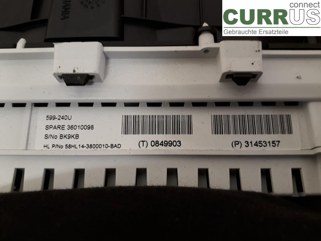 VOLVO V40  12-19 Instrument cluster / comb 36010098 D4204T9