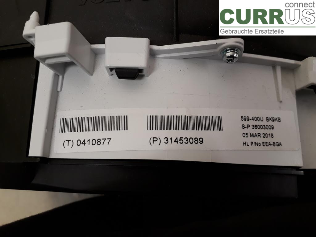 VOLVO V60  14-18 Instrument cluster / comb 36012793 B4204T37