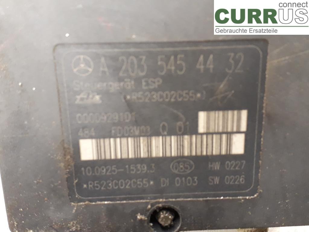 MB C (203)       00-07 ABS Hydraulic unit A0044316212 M112.916