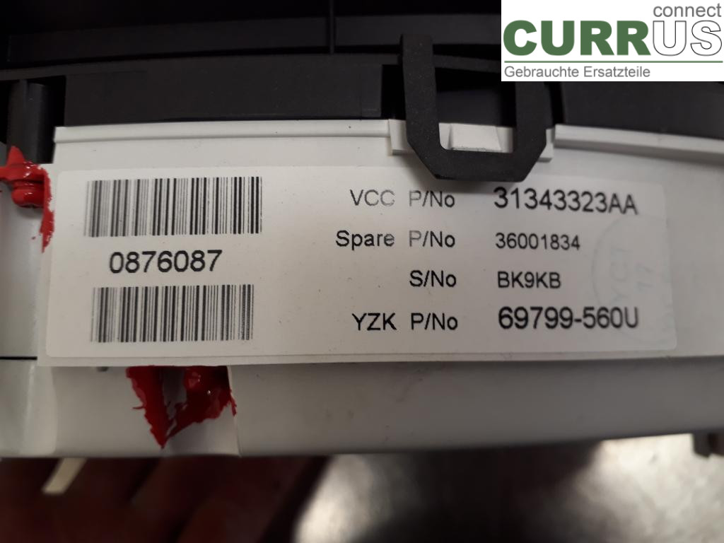 VOLVO V70      08-13 Instrumentenkombination 36001834 D4162T