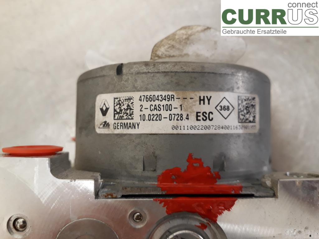 RENAULT MEGANE IV  16- Hydrauliczna jednostka ABS 476609440R K9K-657