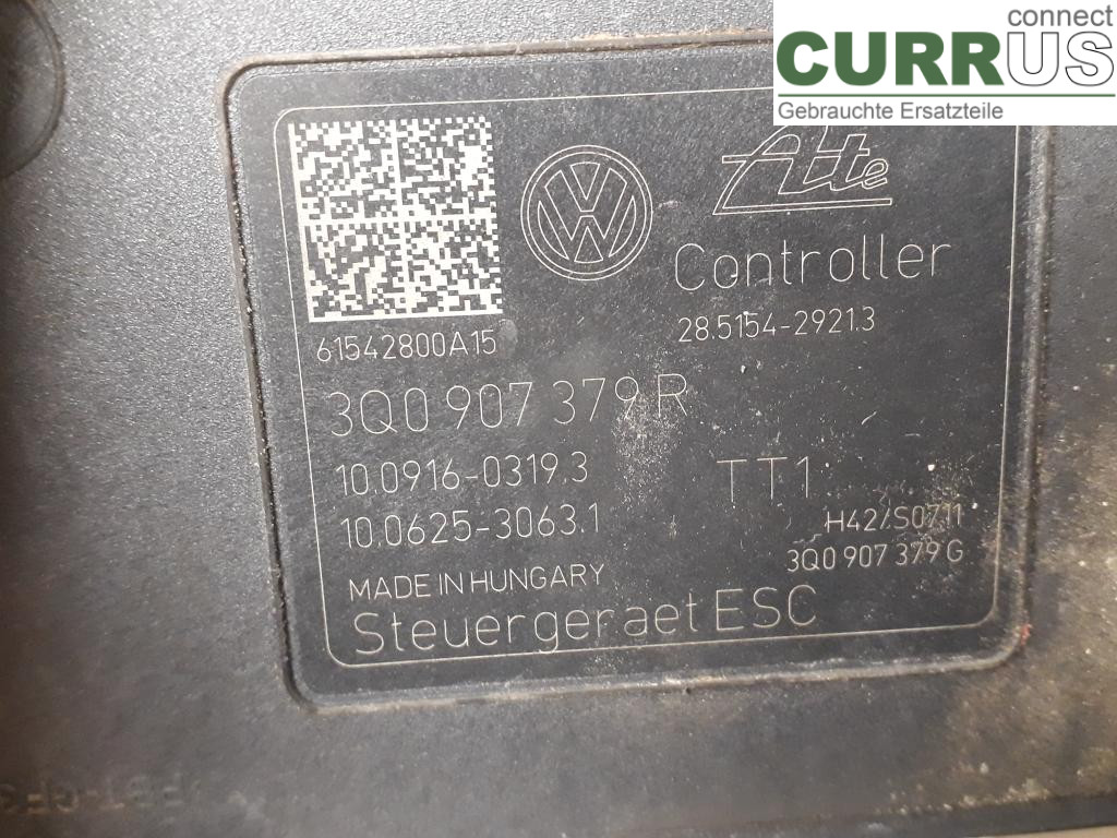 VW PASSAT  15-19 ABS Hydraulic unit 3Q0614517AB CRLB