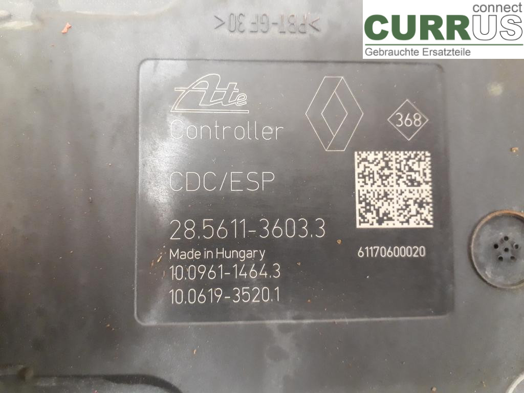 RENAULT MEGANE III 09-15 ABS Hydraulic unit 476607618R K9K-837