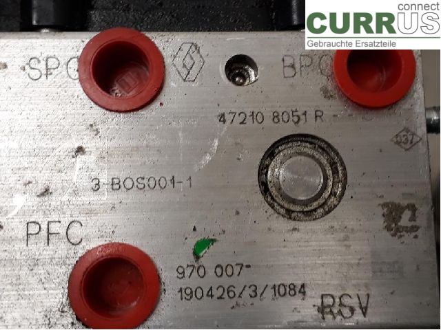 RENAULT ZOE 13-> ABS-Hydraulikeinheit 472103275R 5AQ-80