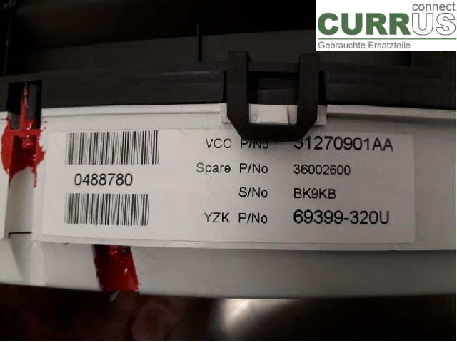 VOLVO V70      08-13 Instrumentkam 36002600 D4164T