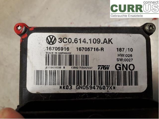 VW PASSAT      05-10 ABS Hydraulic unit 3C0614109AK CAYC