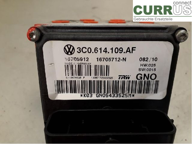 VW PASSAT      05-10 ABS Hydraulic unit 3C0614109AF CDGA