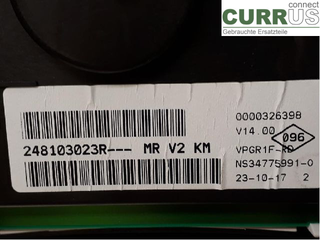DACIA SANDERO STEPWAY  13-20 Instrumentenkombination 248101601R H4B-408